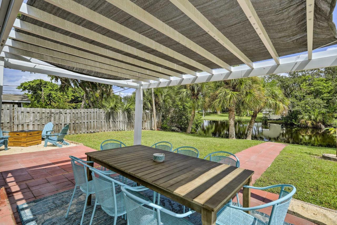 Merritt Island Home Fire Pit And Canal Access! Экстерьер фото
